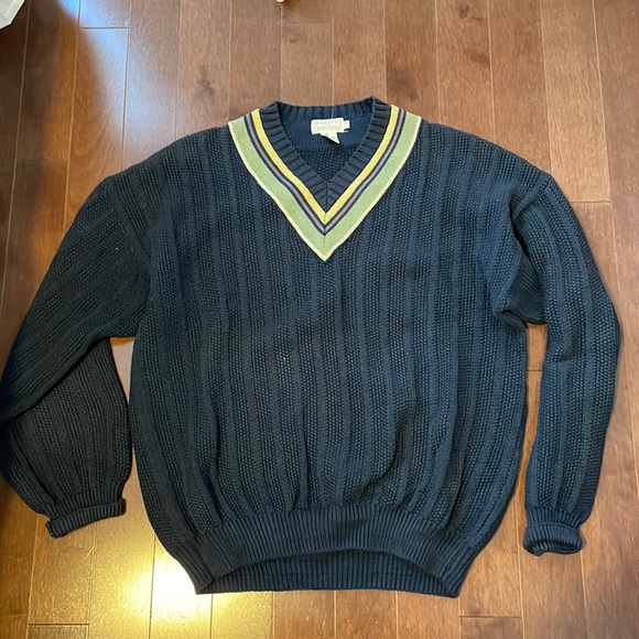Vintage Harry Rosen Cable Knit Sweater - Picture 1 of 4